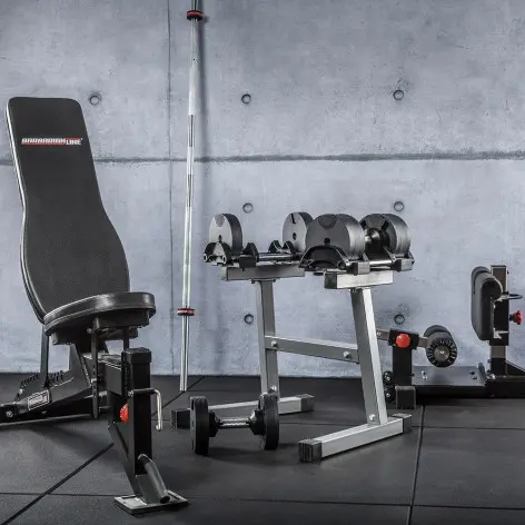 Paire d'haltères Flexbell compactes à charges réglables 2 à 20 kg - vue 5