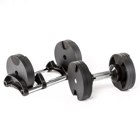 Paire d'haltères Flexbell compactes à charges réglables 2 à 20 kg - vue 2