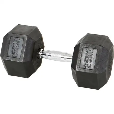 Haltères hexagonaux compactes 1 à 40 kg - vue 2