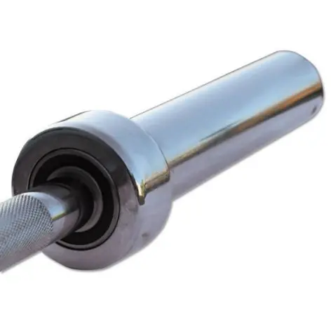 Barre chromée à préhension moletée