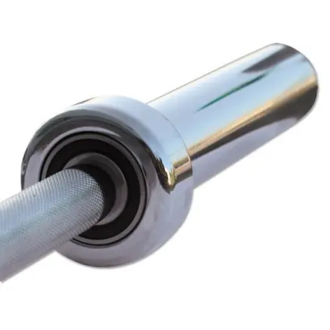 Barre de musculation avec poignée moletée