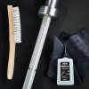 Kit de nettoyage et d'entretien pour matériel de musculation huile brosse et micro-fibre - vue 2