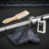 Kit de nettoyage et d'entretien pour matériel de musculation huile brosse et micro-fibre - vue 3