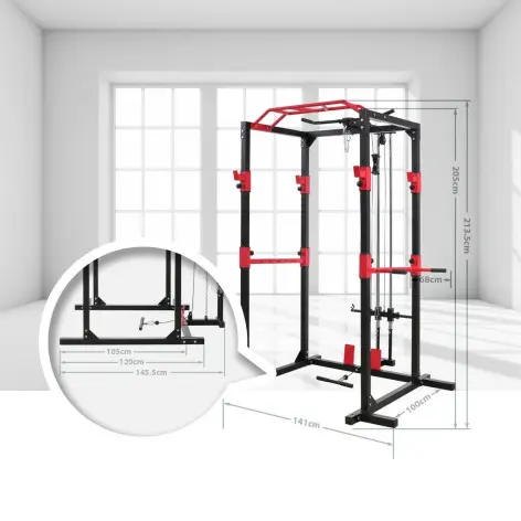Powercage cross-training station cage avec poulie haute et basse - vue 4
