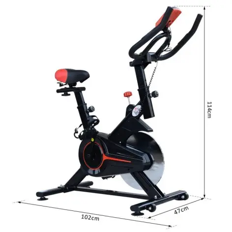 Mesures du Vélo spinning pour brûler vos calories