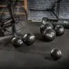 Medecine ball classique en cuir synthétique 3 à 10 kg - vue 6