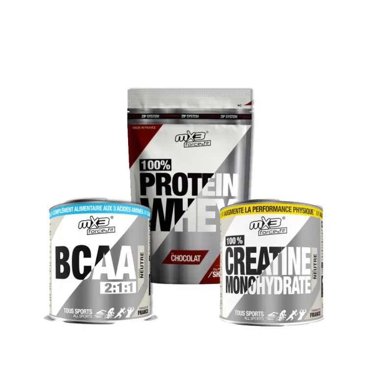 Pack Performance Whey 1 kg + BCAA + créatine
