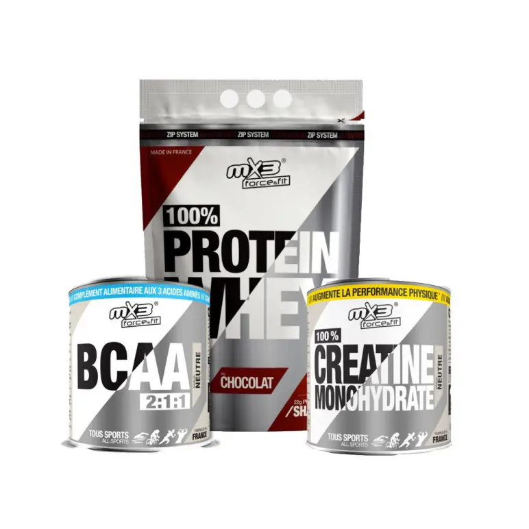 Pack Premium Whey 2,5 kg + BCAA + créatine