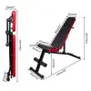 Dimensions du banc de musculation