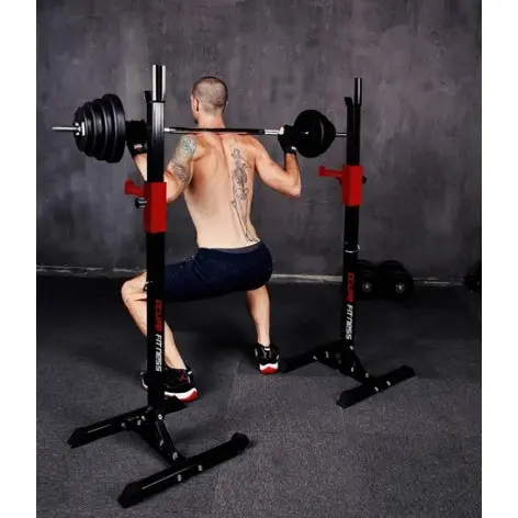 Repose barre de musculation pour homegym - vue 3