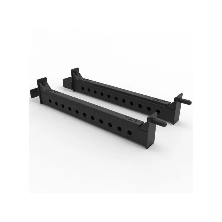 Supports de sécurité série 700 avec revêtements en caoutchouc 70 cm pour rack à squat
