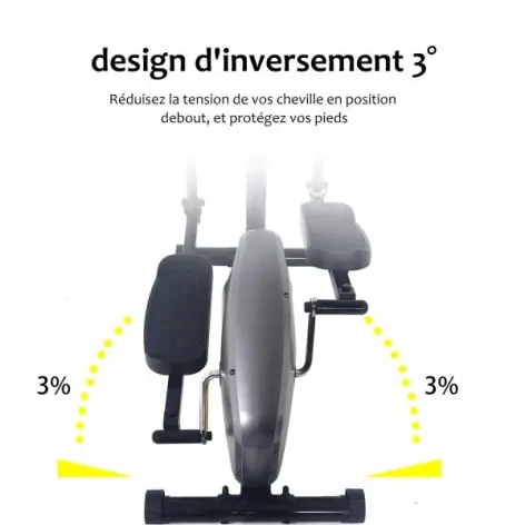 Vélo elliptique pour cardio-training à domicile - vue 3