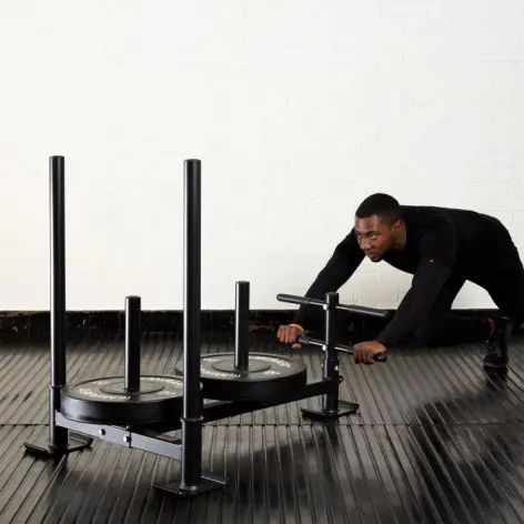 Traineau de puissance de compétition 2 postes - vue 2