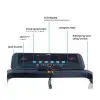 Tapis de course avec écran LCD