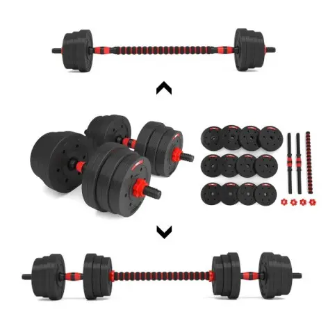 Set de musculation 20kg avec barres