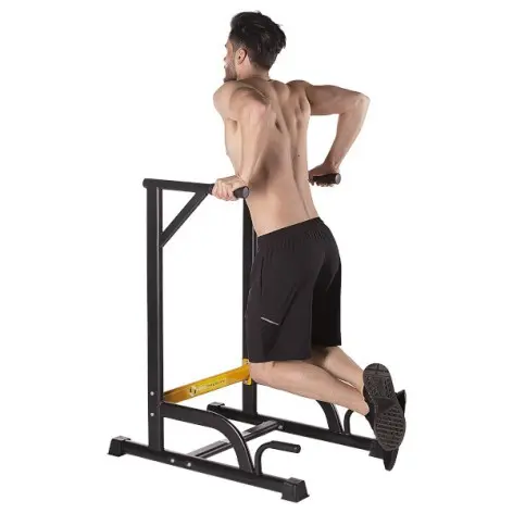 Poste à pompes, abdos et tractions pour salle de musculation domicile