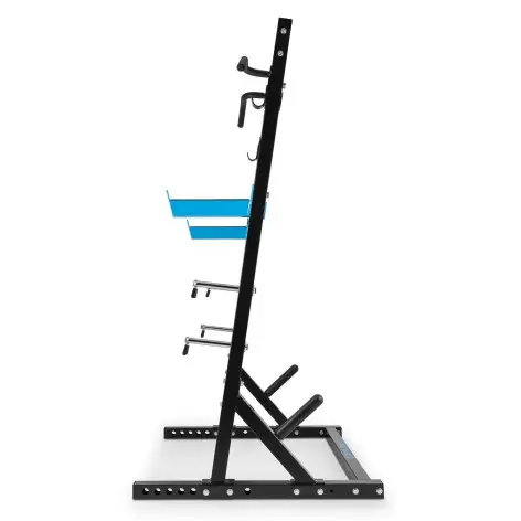 Station half rack 850 kg avec barre de traction et safety spotters - vue 2