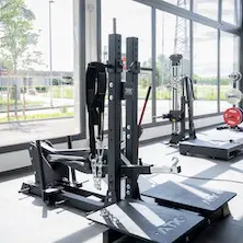 Belt squat professionnel ATX fitness pour exercices de squats et de dips