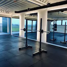 Chandelles repose-barre ATX fitness multi-réglable