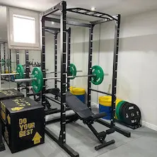 homegym de musculation ATX fitness avec power rack à squat 