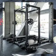 Power cage à squat ATX pour exercices variés de musculation à domicile ou salles de sport publiques