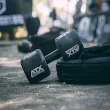 Monster dumbells ATX pour entraînement de force strongman