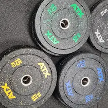 Disques de poids ATX pour exercices d'haltérophilie - Powerlifting équipements