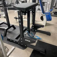 Reverse hyper extension pour l'entraînement des jambes - Set up salle de musculation commerciale