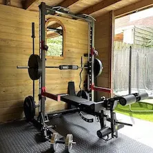 Idée Homegym avec multipress et banc de musculation à support à option leg ATX
