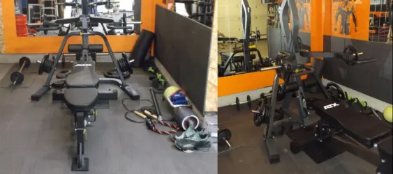 Le garage de Tristan version Home-gym de musculation avec l'ATX Triplex ! 