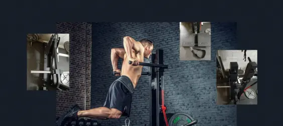 Le Homegym d'entraînement de Fabien avec l'appareil belt squat professionnel ATX