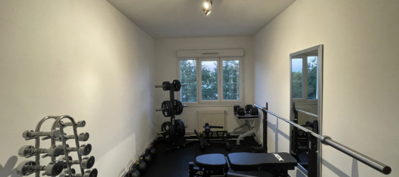 Le home-gym de 10 m² avec équipements de musculation full ATX de Julien